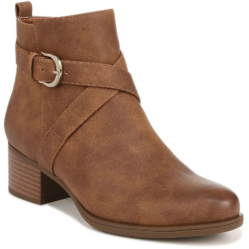 Naturalizer Womens Kimbra Faux Leather Ankle Boots