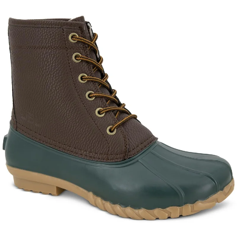 JBU by Jambu Mens Maine Faux Fur Lace-Up Winter & Snow Boots