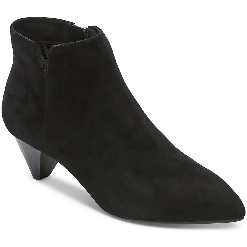 Rockport Womens Milia V Suede Pointed Toe Ankle Boots