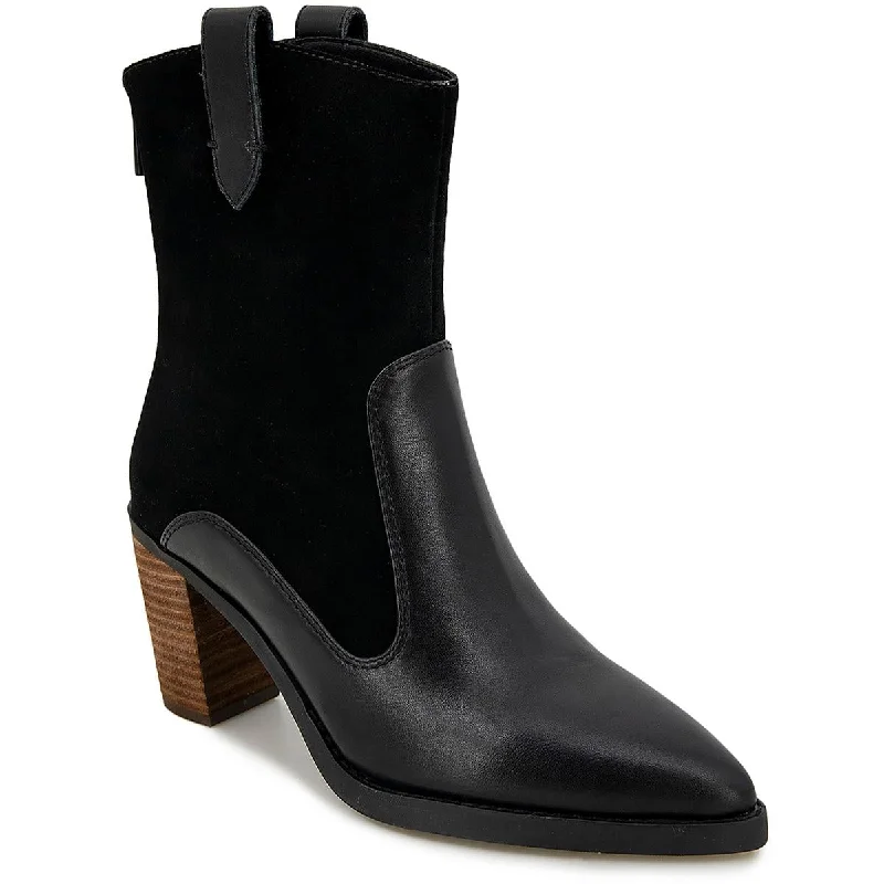 Splendid Womens Raquel Suede Pointed Toe Cowboy, Western Boots