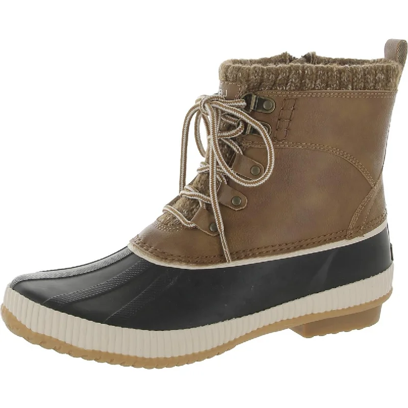 JBU by Jambu Womens Athena Faux Leather Cold Weather Winter & Snow Boots