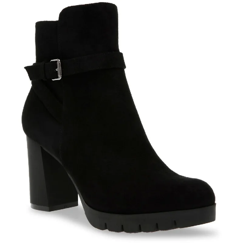 Anne Klein Womens Akheidi Ankle Boots
