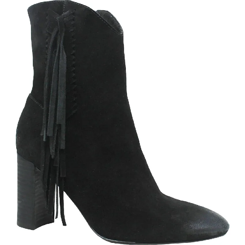 Charles by Charles David Womens BOULDER Suede Block Heel Mid-Calf Boots