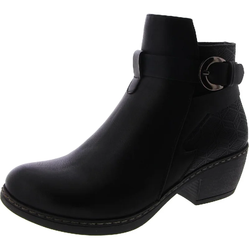 Patrizia by Spring Step Womens FUTURE Faux Leather Round toe Ankle Boots