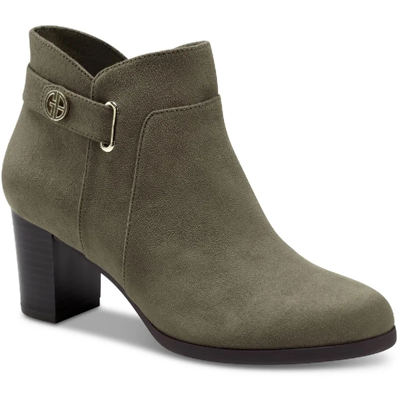 Giani Bernini Womens ARTEMY ZIPPER SHORT Ankle Boots