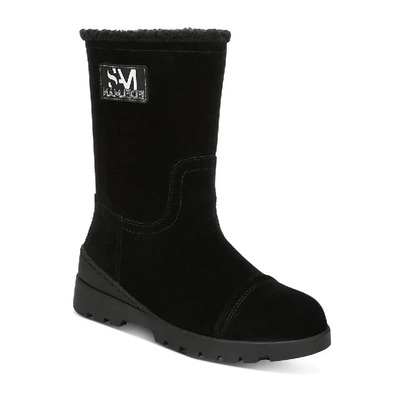 Sam Edelman Womens Kaylie Suede Faux Fur Shearling Boots