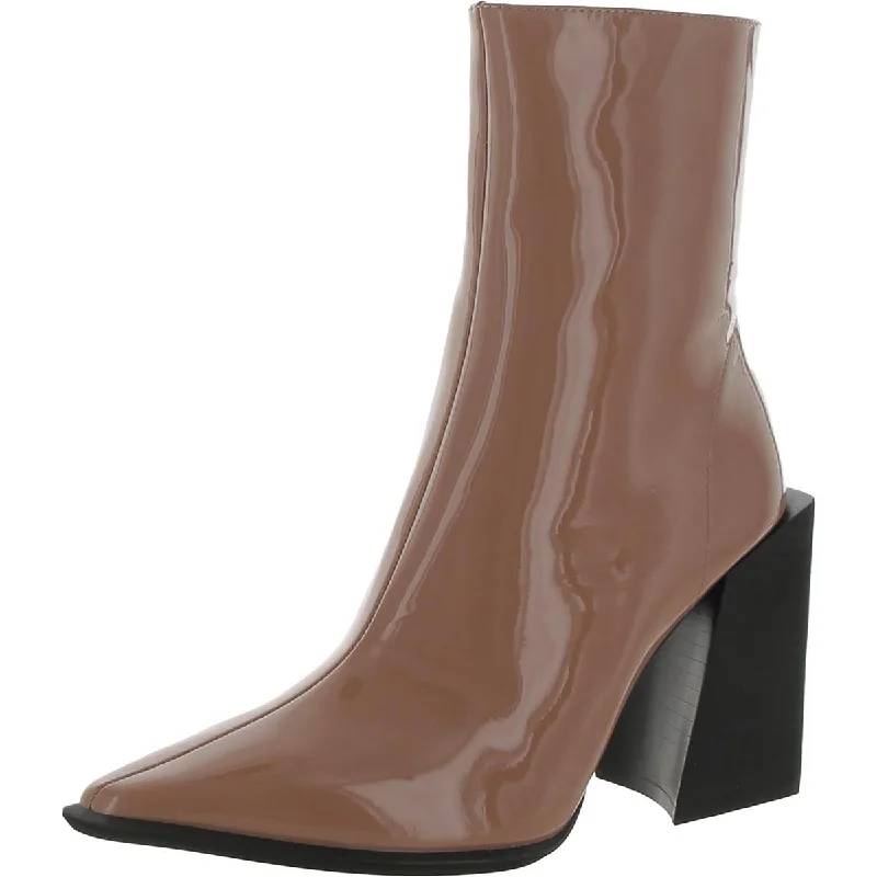 Jeffrey Campbell Womens Leather Pointed Toe Ankle Boots