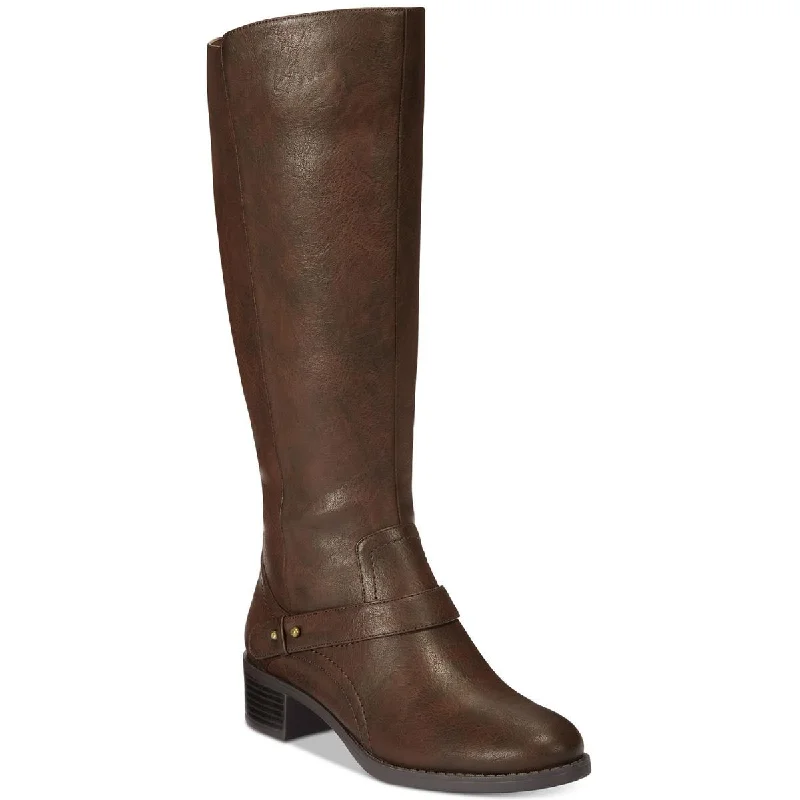 Easy Street Womens Jewel Plus Wide Calf Slip-On Knee-High Boots