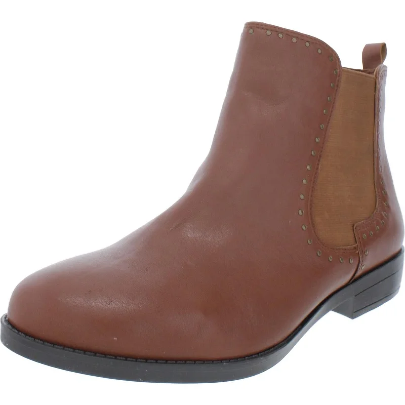 David Tate Womens Scout Leather Booties Chelsea Boots