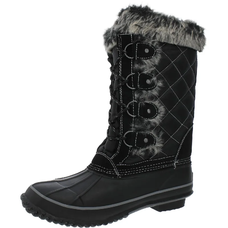 Maine Woods Womens Nicole Quilted Lace-Up Winter & Snow Boots