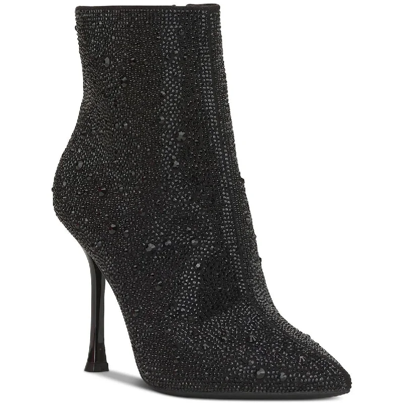 INC Womens Rakima Embellished Pointed Toe Ankle Boots