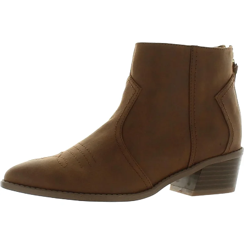 Fergalicious by Fergie Womens MALINDA Faux Leather Casual Ankle Boots