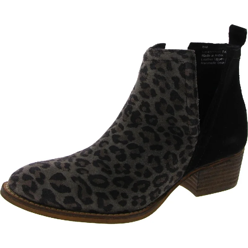 Leopard/Black Suede