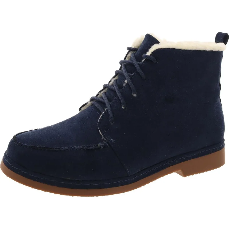 Navy Super Suede/Natural
