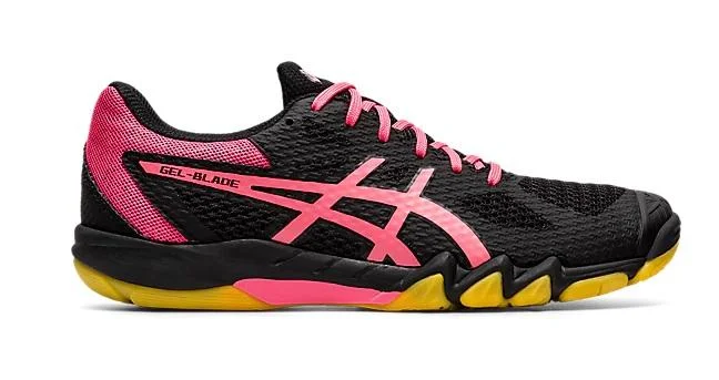 Asics Gel-Blade 7 Women's Court Shoe Black/Pink Cameo