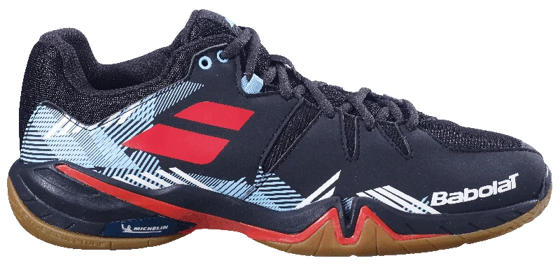 Babolat Shadow Spirit Black / Tomato Red Men's Court Shoe 30F22641