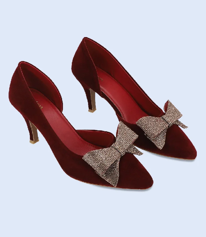 BW10180-MAROON-Women Court shoes