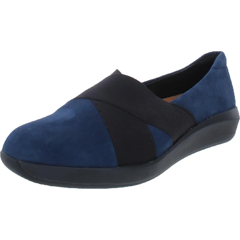 Clarks Womens Tawnia Band Leather Dress Sport Slip-On Sneakers