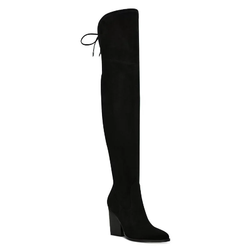 Marc Fisher LTD Womens Okun Faux Suede Dressy Thigh-High Boots