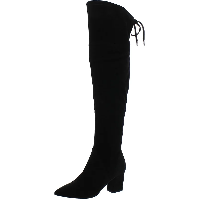 Marc Fisher Womens Pull On Dressy Over-The-Knee Boots