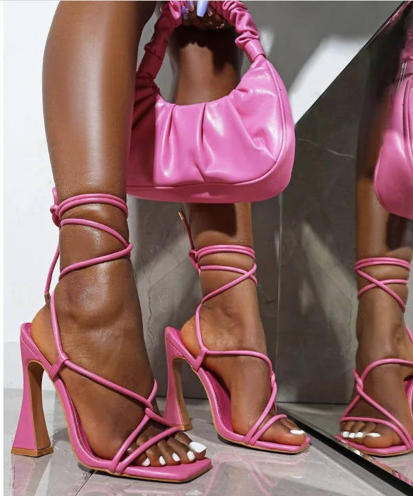 New strap high heels sandals （HH8062）