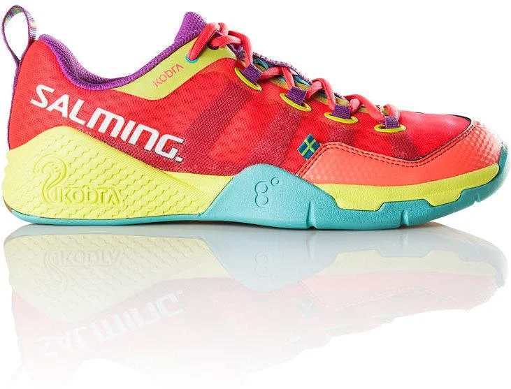 Salming Kobra Diva Pink/Turquoise Women's Court Shoes