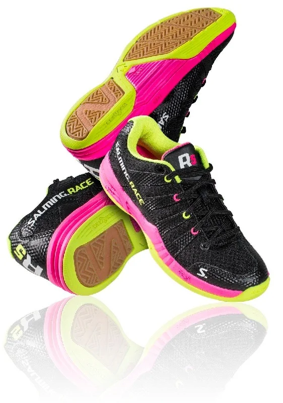 Salming Race R5 Women's Court Shoes Black/Pink