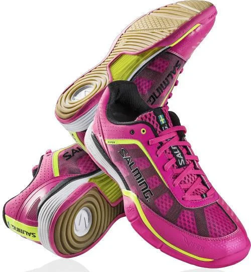 Salming Viper Knockout Pink Women's Court Shoe 1230075-5301