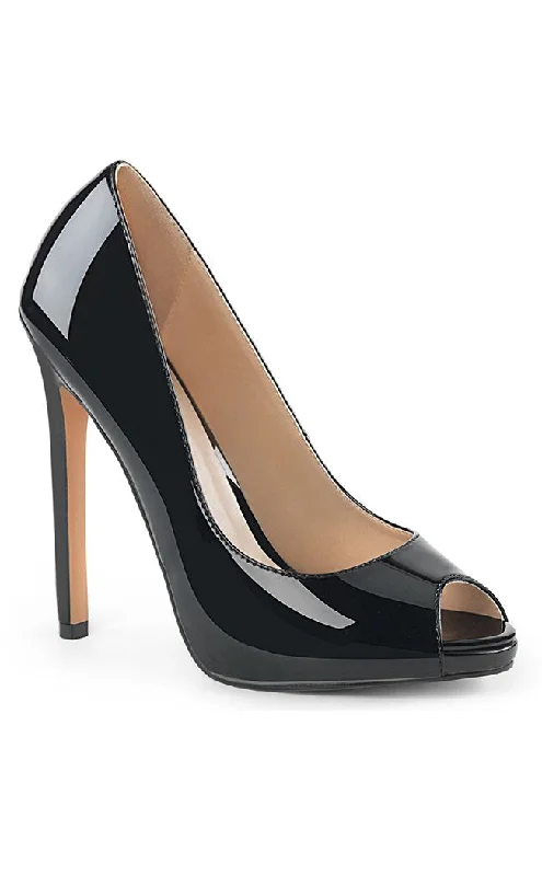 SEXY-42 Black Patent Stiletto Heels (AU Stock)