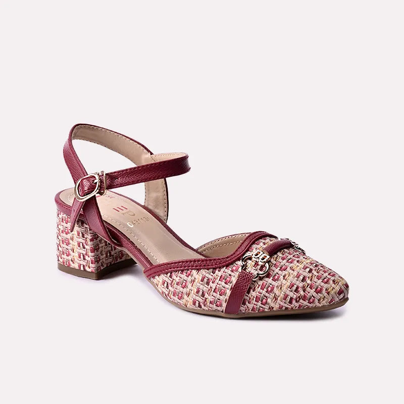 Bette Maroon Casual Pumps 0431131