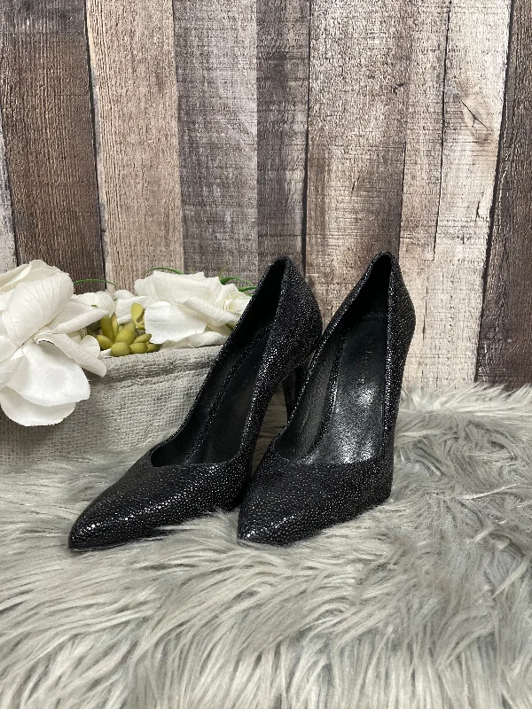 Black Shoes Heels Stiletto Cme, Size 7