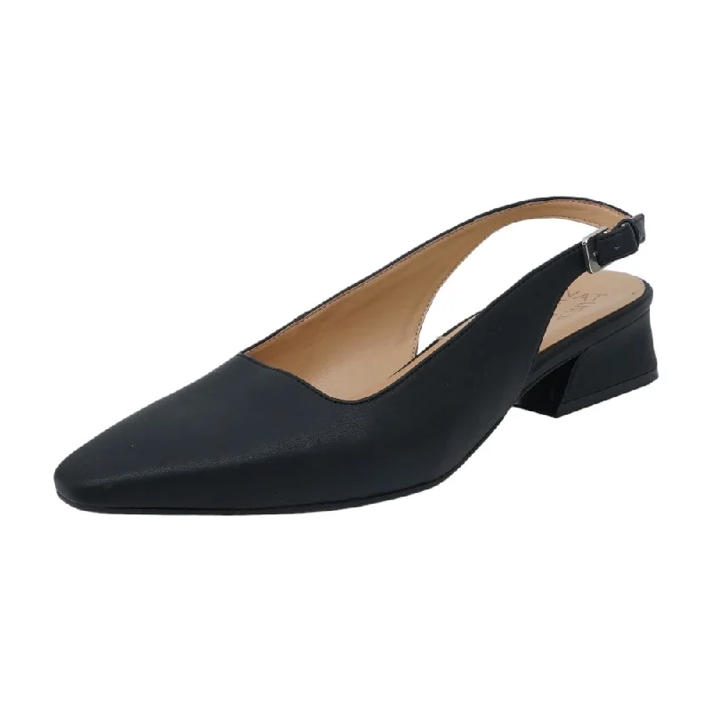 Ginger Black Block Heels