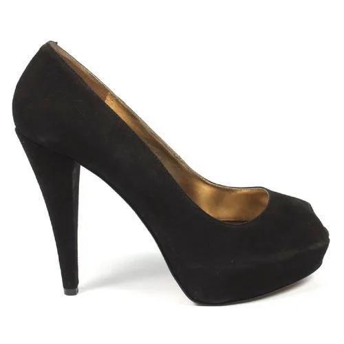 Black 10 US - 41.5 EUR Nine West Womens Pump Open Toe NWKABOOSE BLACK