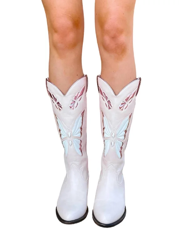 Mariposa Boots In Pink
