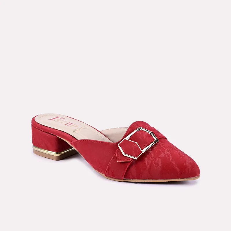 Meryl Red Casual Heel Pumps 0431126