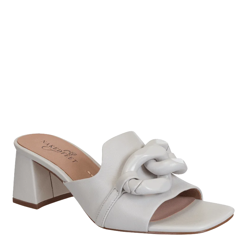 NAKED FEET - COTERIE in MIST Heeled Sandals