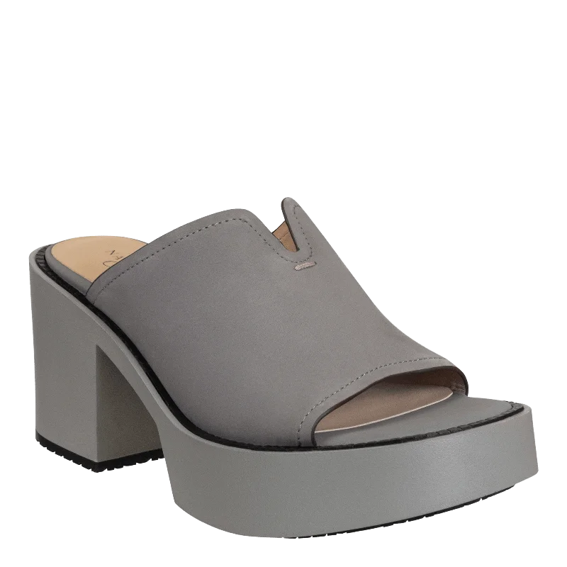 NAKED FEET - FREJA in GREY Heeled Sandals