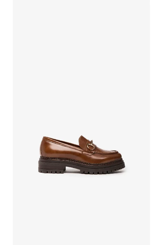 NeroGiardini Leather Loafers I217715D | Cuoio (Brown)
