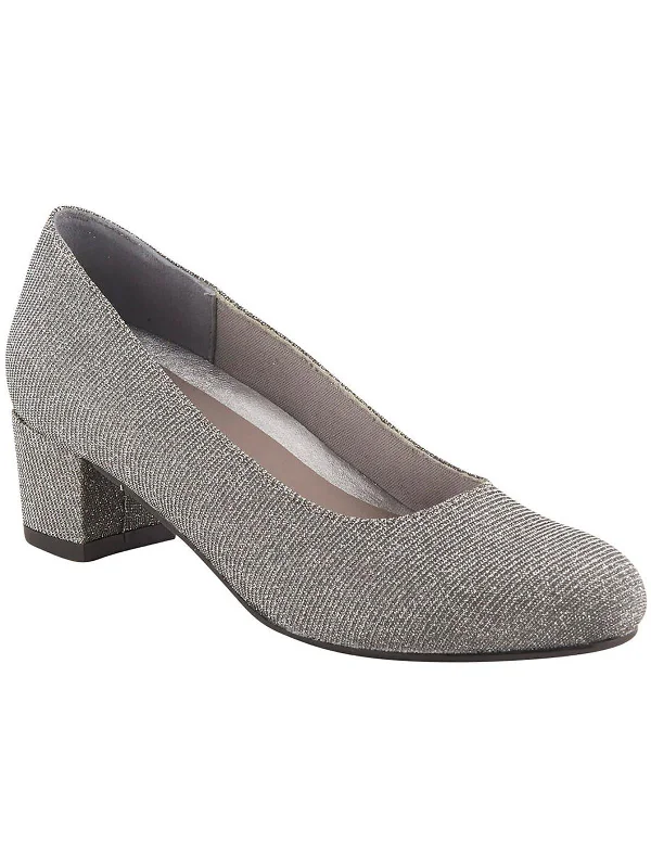 Suave Womens Padded Insole Canvas Pumps
