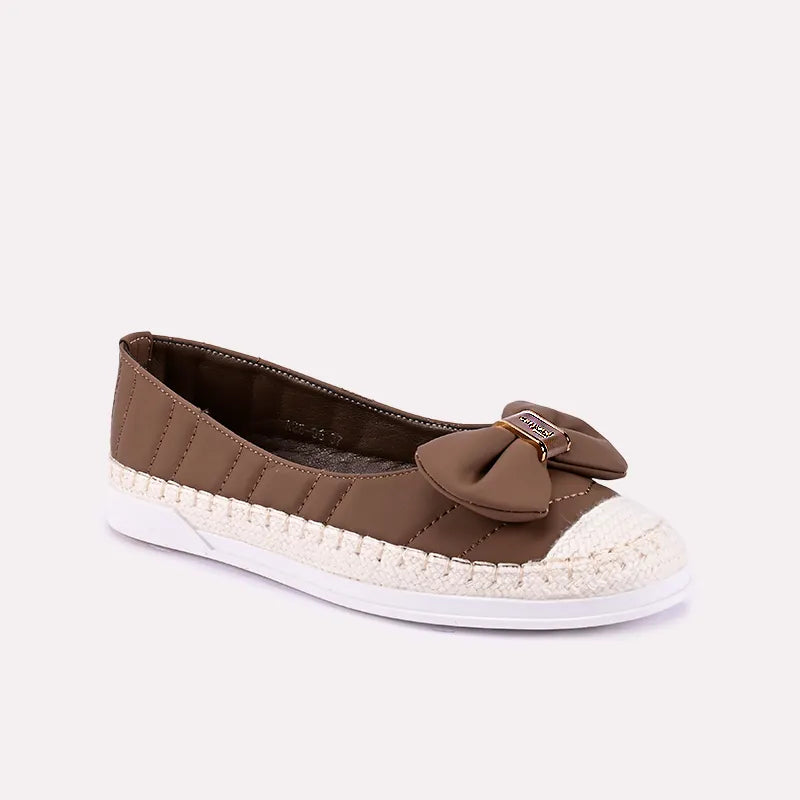 Tansy Brown Comfy Casual Pumps 0431241