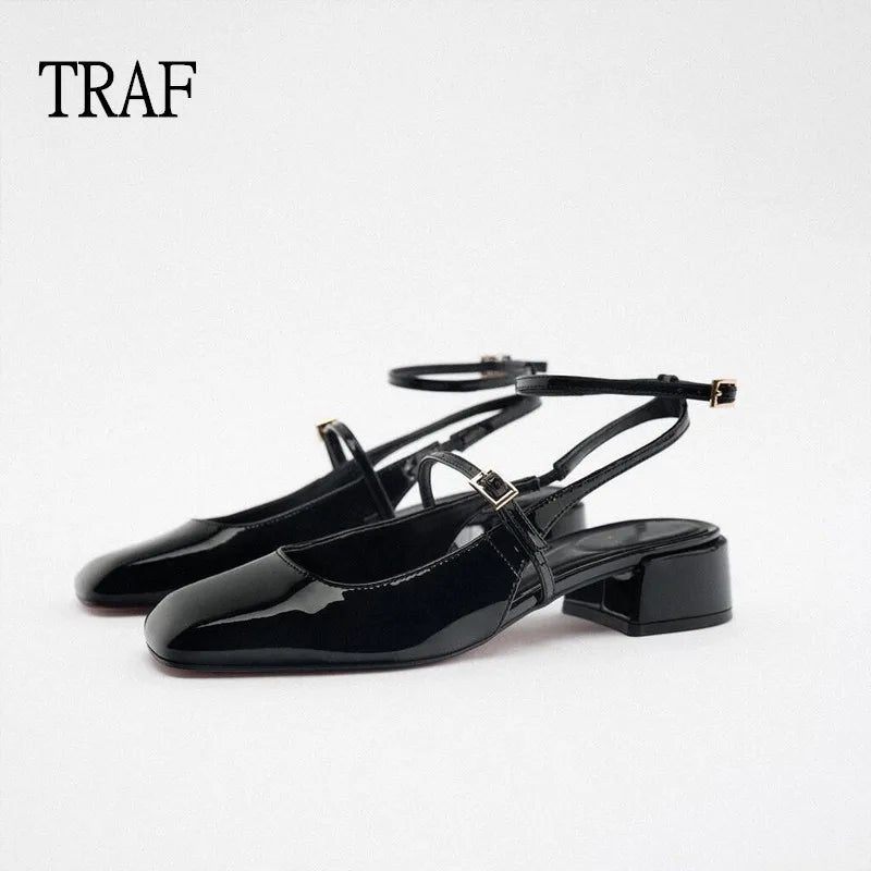 High Heels Mary Janes Shoes For Women Pumps Heels Fashion