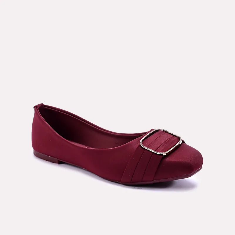 Veronica Maroon Casual Pumps 0431064