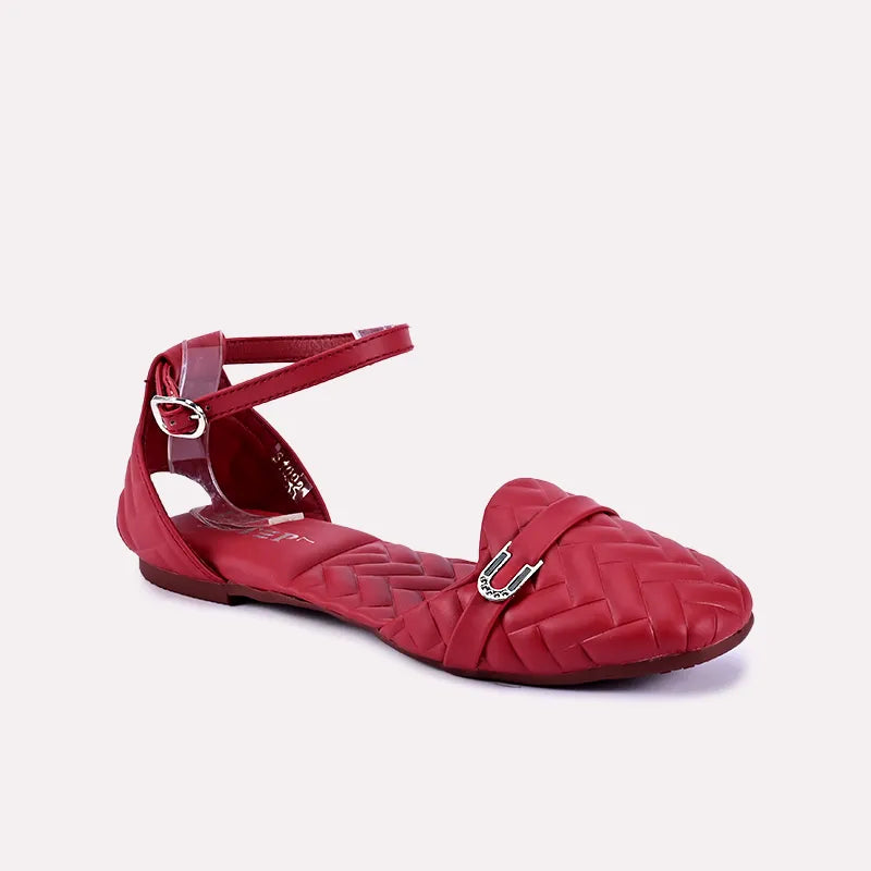 Wisteria Maroon Casual Pumps 0431092
