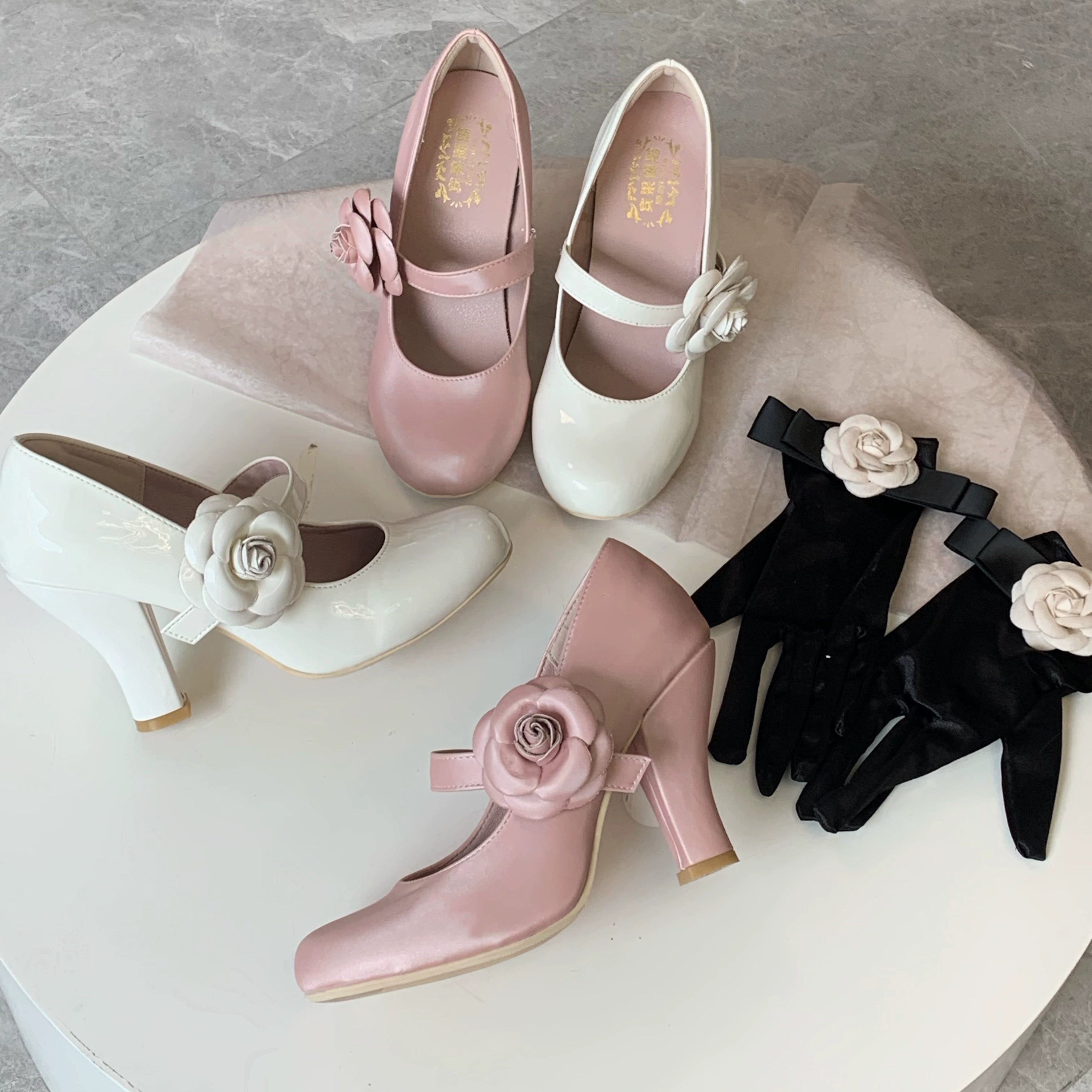 Bingo Lulu~Retro Sweet Lolita Shoes Mary Jane Lolita High Heels