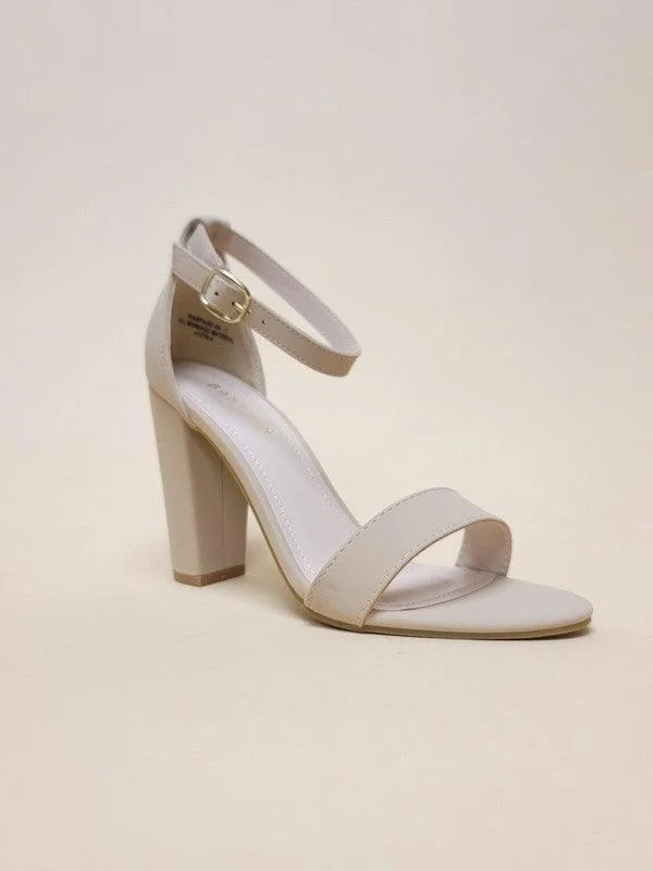 Rampage Open-Toe Casual Heel