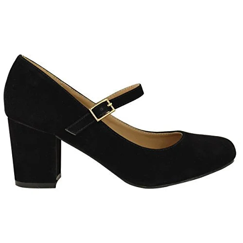 Black Faux Suede