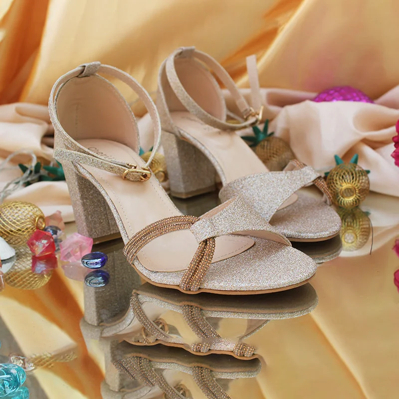 Golden Casual Sandal