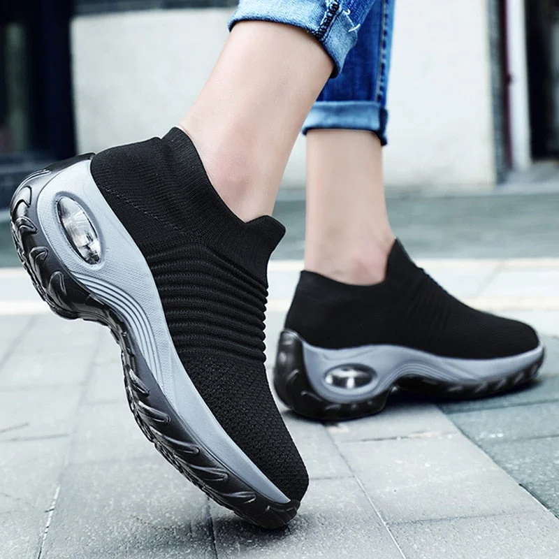 Hyper-Soft Women's Orthopedic Sneakers Platform White, Black, Red Walking Shoes for Women - Casual Sneakers for Women Hyper-Soft Women's Orthopedic Sneakers Platform White, Black, Red Walking Shoes for Women - Casual Sneakers for Women