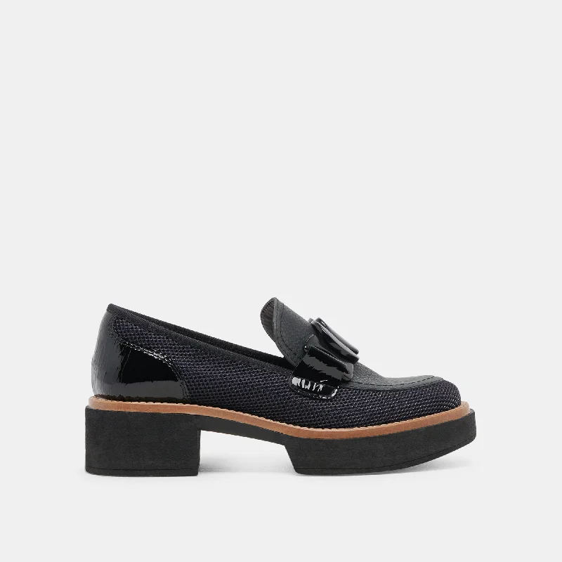 SANDEY LOAFERS BLACK MESH
