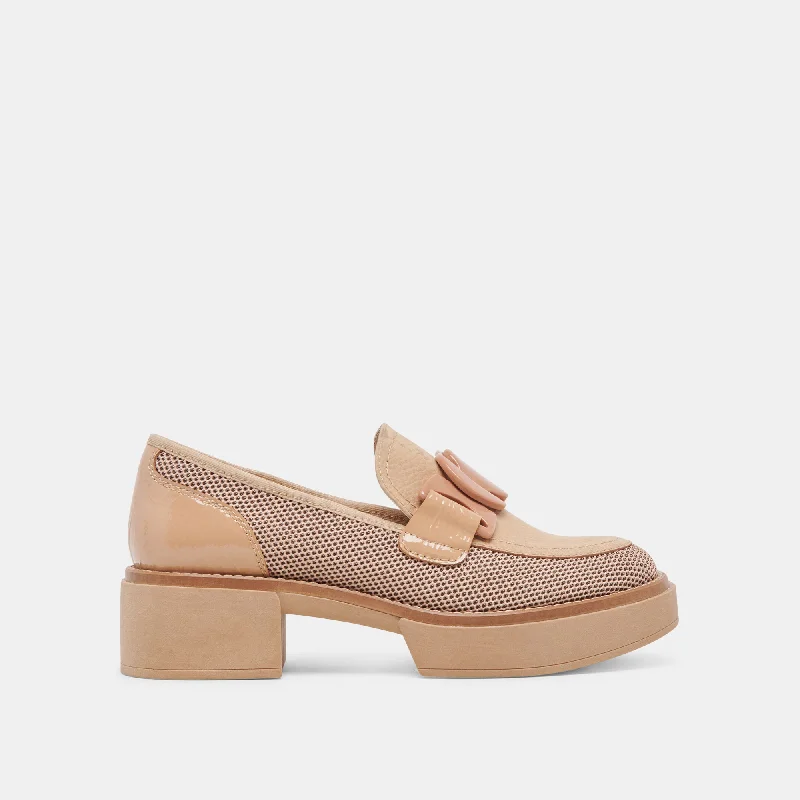 SANDEY LOAFERS PRALINE MESH